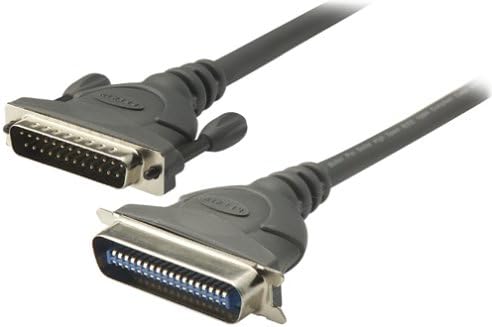 DB25 Male to Centronics 36 Male Parallel Printer Cable (6 Feet, 1.82 Meters) by EMTCC Recycling