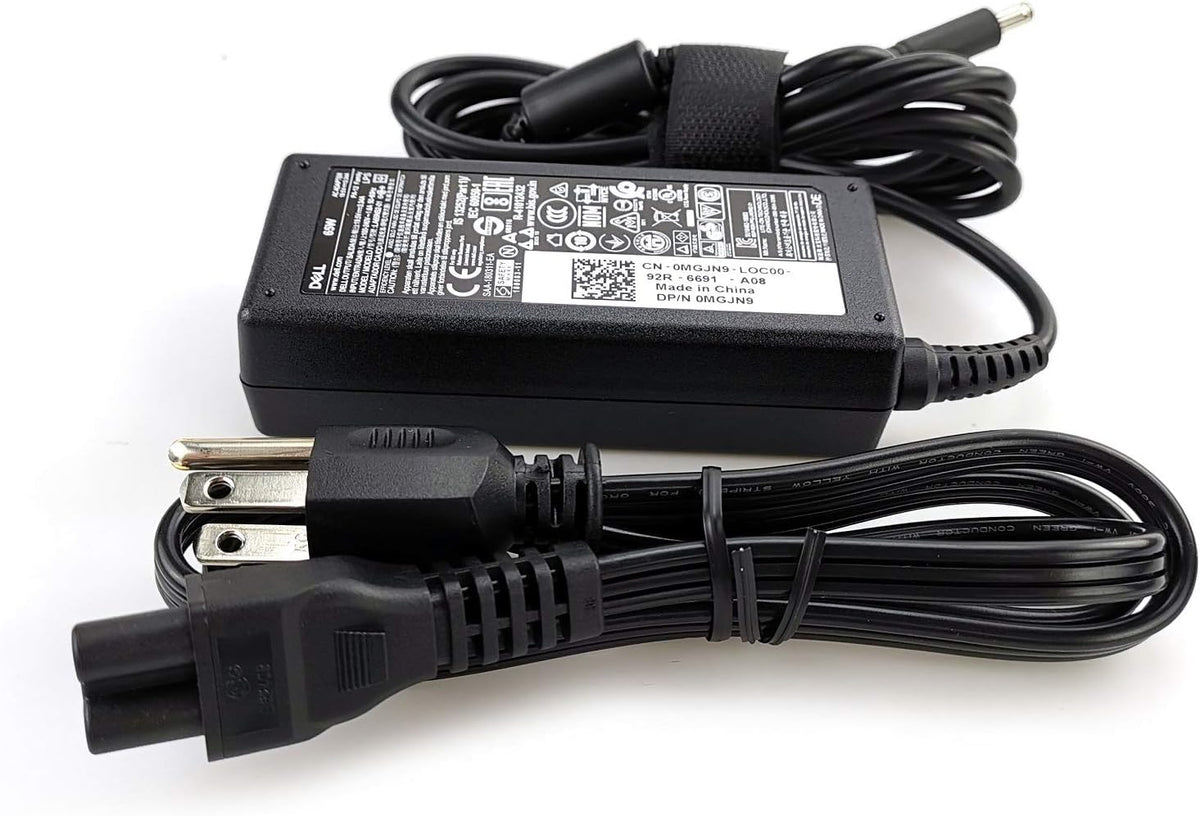 Dell Original Laptop Charger 65W watt 4.5mm tip AC Power Adapter(Power Supply) with Power Cord for Inspiron 13 14 15,3000 5000 7000 Series,5558 5755 3147 7348-2in1 5555 5559