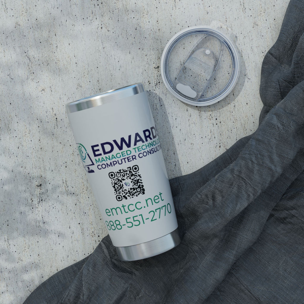 20oz Tumbler – Edward Managed Technology Computer Consulting