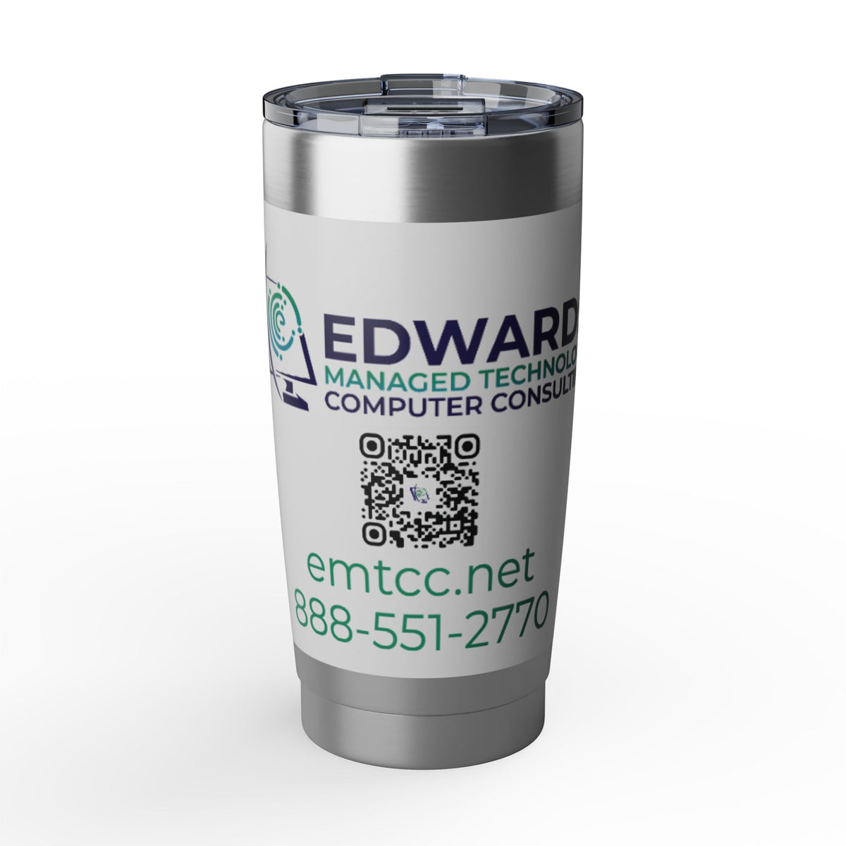 20oz Tumbler – Edward Managed Technology Computer Consulting