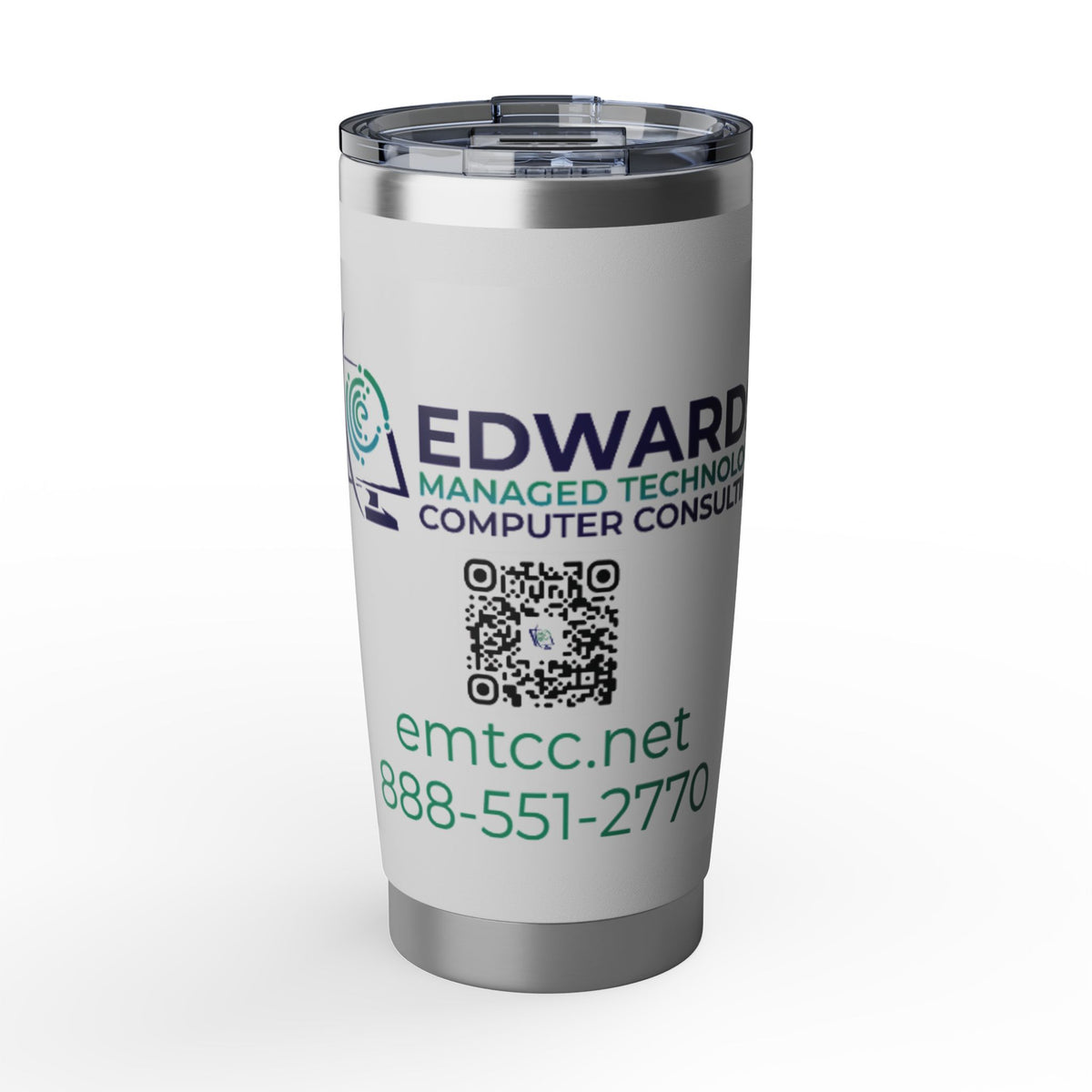 20oz Tumbler – Edward Managed Technology Computer Consulting