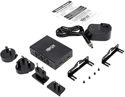 *** Open Box *** Tripp Lite 2-Port 3D HDMI Splitter HDCP 2.2, HDMI 2.0, 4K x 2K @ 60Hz 3840 x 2160 Ultra HD Video Audio TAA (B118-002-UHD-2)