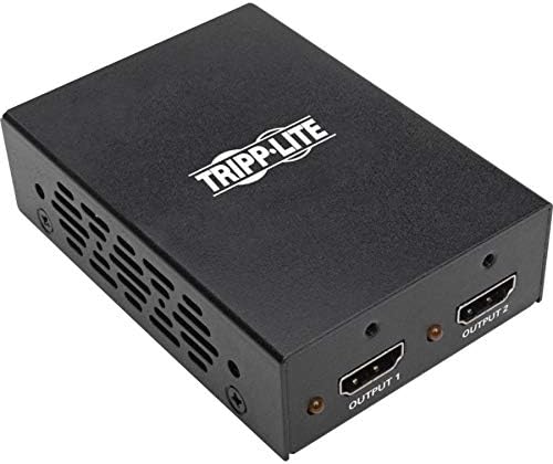 *** Open Box *** Tripp Lite 2-Port 3D HDMI Splitter HDCP 2.2, HDMI 2.0, 4K x 2K @ 60Hz 3840 x 2160 Ultra HD Video Audio TAA (B118-002-UHD-2)