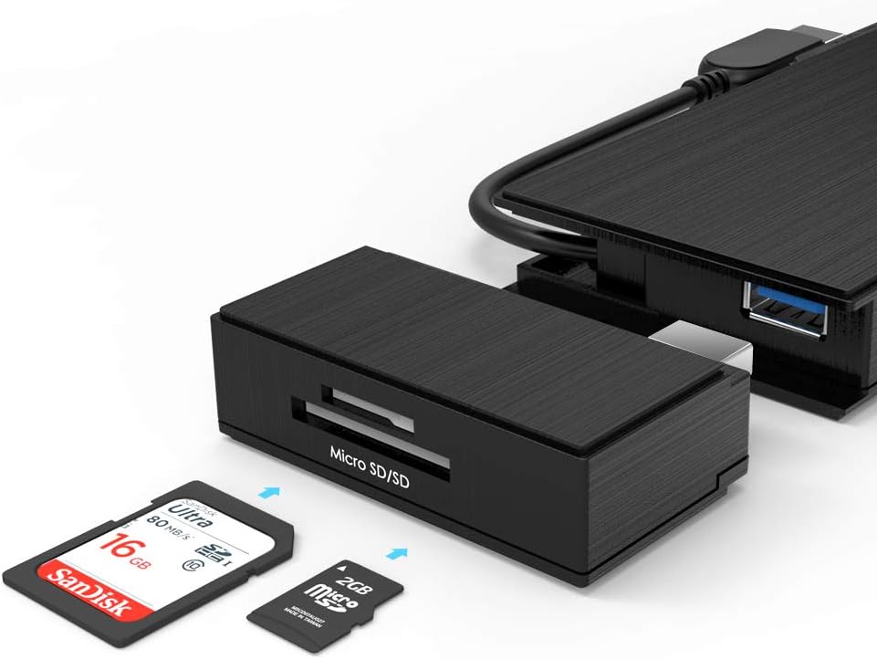 *** USED *** WAVLINK USB 3.0 Docking Station Dual Display HDMI | VGA with Gigabit Ethernet, USB 3.0 Port, Removable Card Reader, HDMI up to 2560x1440 and VGA 1920x1200 Support Windows and MacOS
