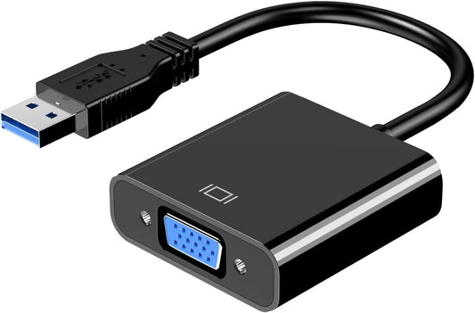 USB to VGA Adapter,USB 3.0 to VGA Adapter Multi-Display Video Converter- PC Laptop Windows 7/8/8.1/10,Desktop, Laptop, PC, Monitor, Projector, HDTV