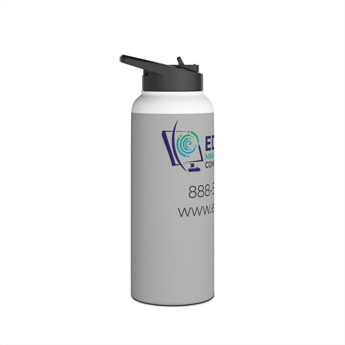 Edwards Managed Technology Stainless Steel Water Bottle, Standard Lid