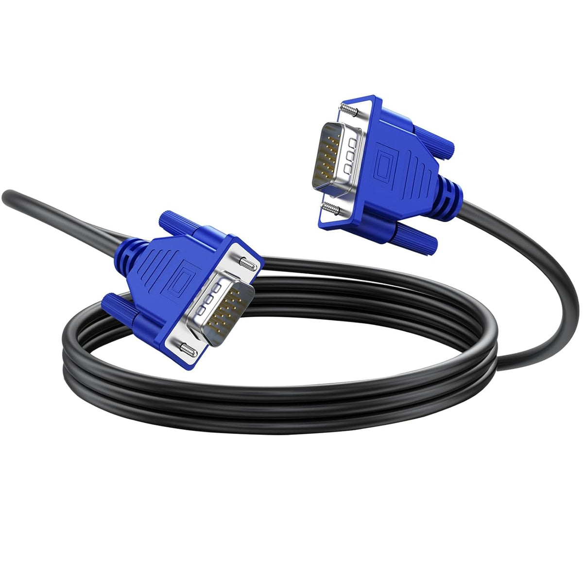 VGA Cable 6 Feet, Male to Male Monitor Computer Cable Adapter Cord by EMTCC Recycling