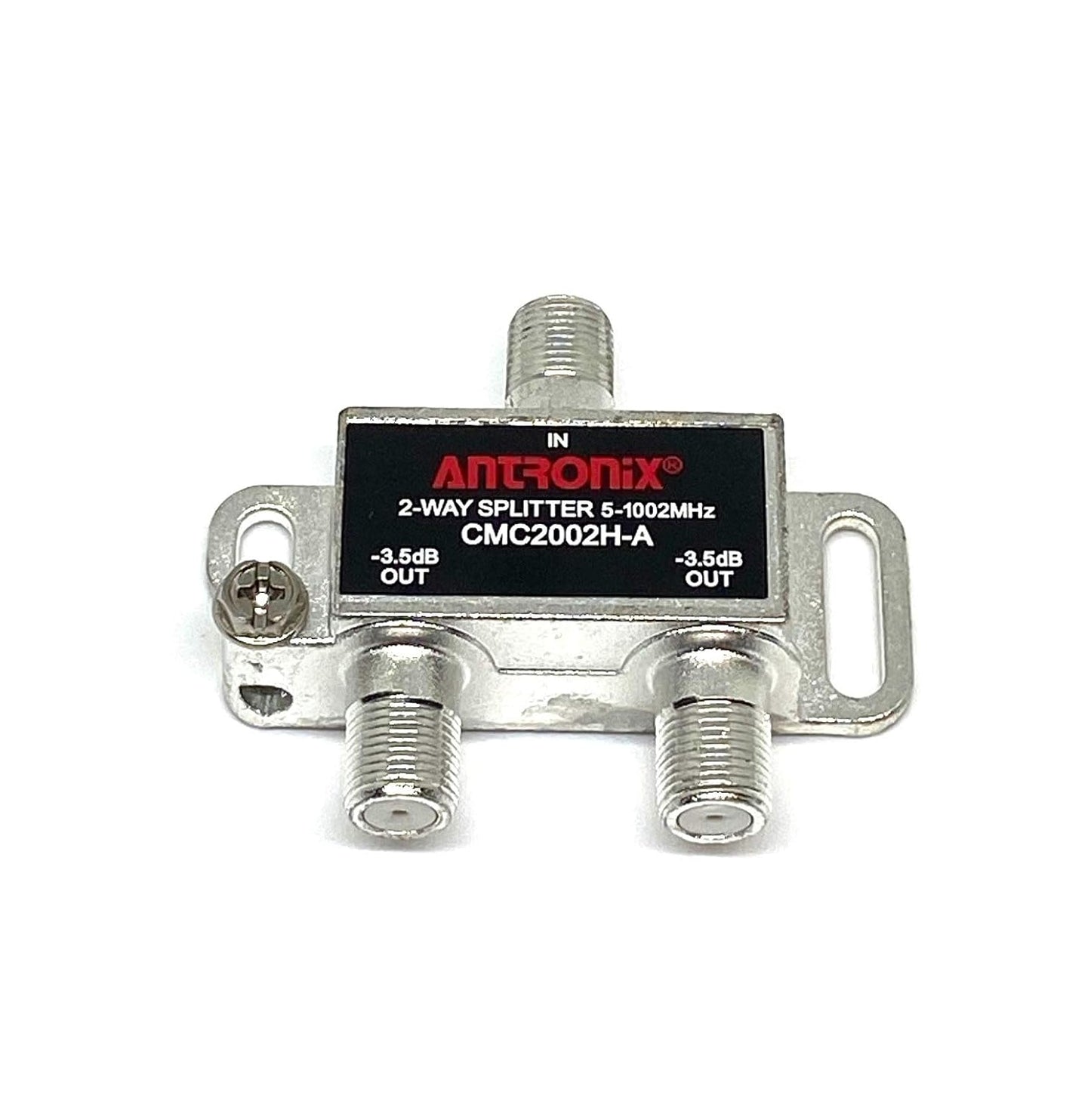 CMC2002H-A 2-Way Horizontal Splitter -3.5dB 5-1002 MHz High Performance for Coax Cable TV & Internet