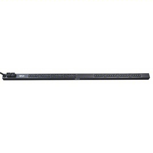 ***USED***TRIPP LITE Power Distribution Unit: Std, Built-In Circuit Breaker, PDUV30HV, Black, 10 ft Cord Lg