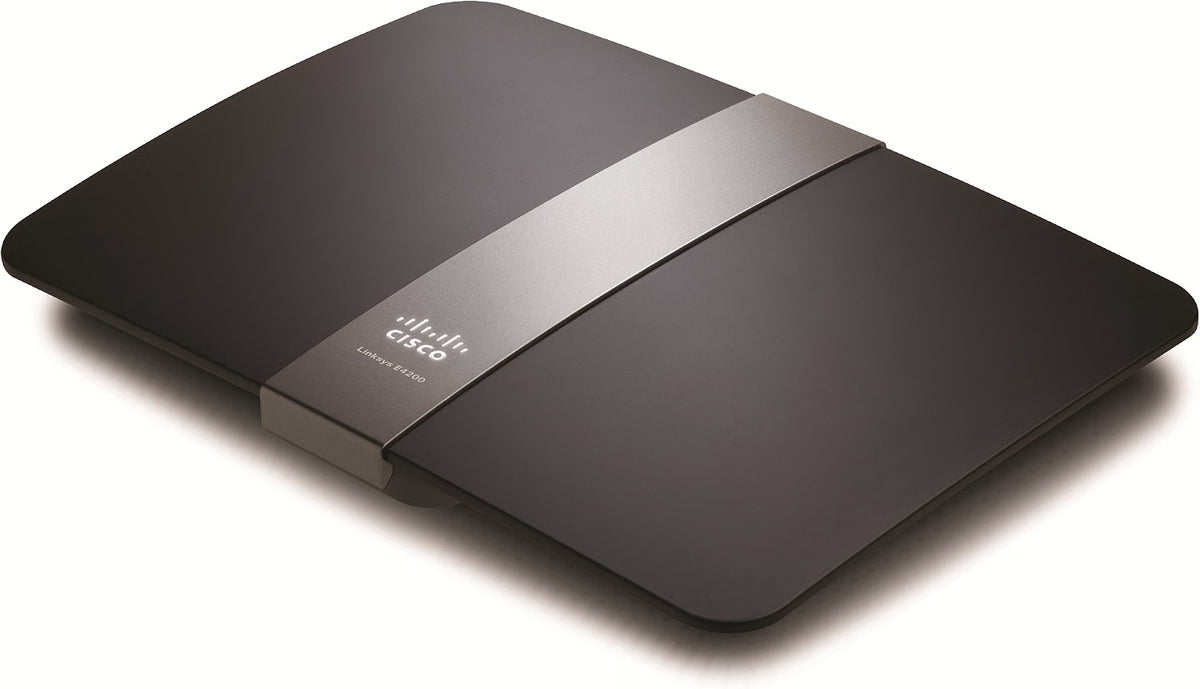 *** USED *** Linksys E4200 Dual-Band Wireless-N Router, 4-Port Ethernet Switch, Home Network Router, Black